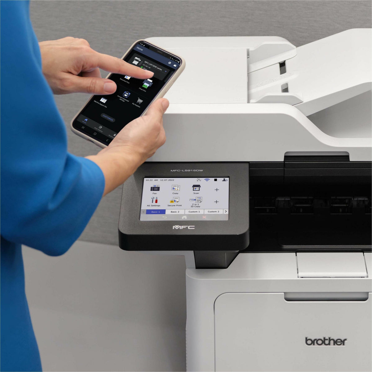 Brother MFCL5915DW Laser Multifunction Printer - Monochrome