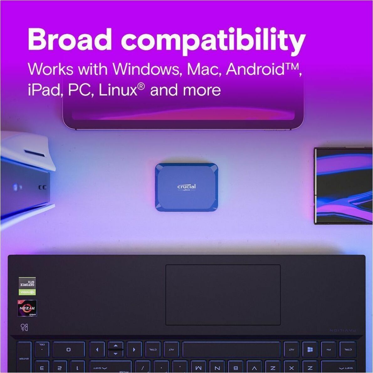 Crucial X10 1 TB Portable Solid State Drive - External