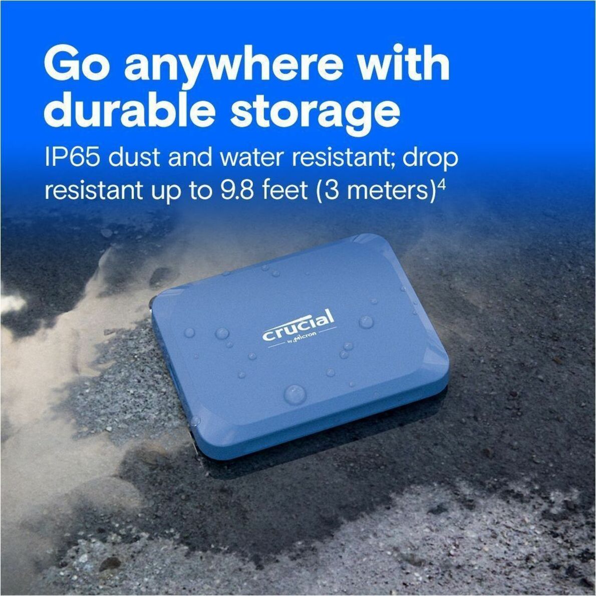 Crucial X10 1 TB Portable Solid State Drive - External