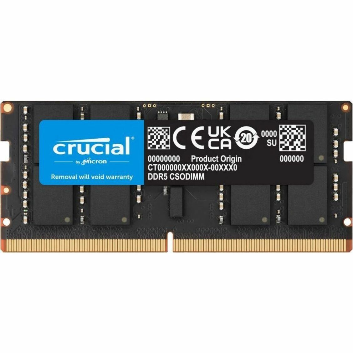 Crucial RAM Module for Desktop PC, Notebook - 32 GB - DDR5-6400/PC5-51200 DDR5 SDRAM - 6400 MHz - CL52 - 1.10 V