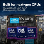 Crucial RAM Module for Desktop PC, Notebook - 32 GB - DDR5-6400/PC5-51200 DDR5 SDRAM - 6400 MHz - CL52 - 1.10 V