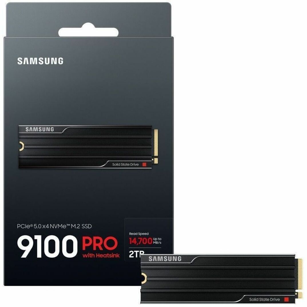 Samsung 9100 PRO MZ-VAP2T0CW 2 TB Solid State Drive - M.2 2280 Internal - PCI Express NVMe (PCI Express NVMe 5.0 x4) - Black