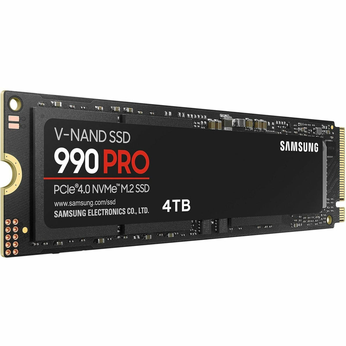 Samsung 990 PRO 4 TB Solid State Drive - M.2 2280 Internal - PCI Express NVMe (PCI Express NVMe 4.0 x4) - Black
