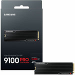 Samsung 9100 PRO MZ-VAP4T0CW 4 TB Solid State Drive - M.2 2280 Internal - PCI Express NVMe (PCI Express NVMe 5.0 x4) - Black