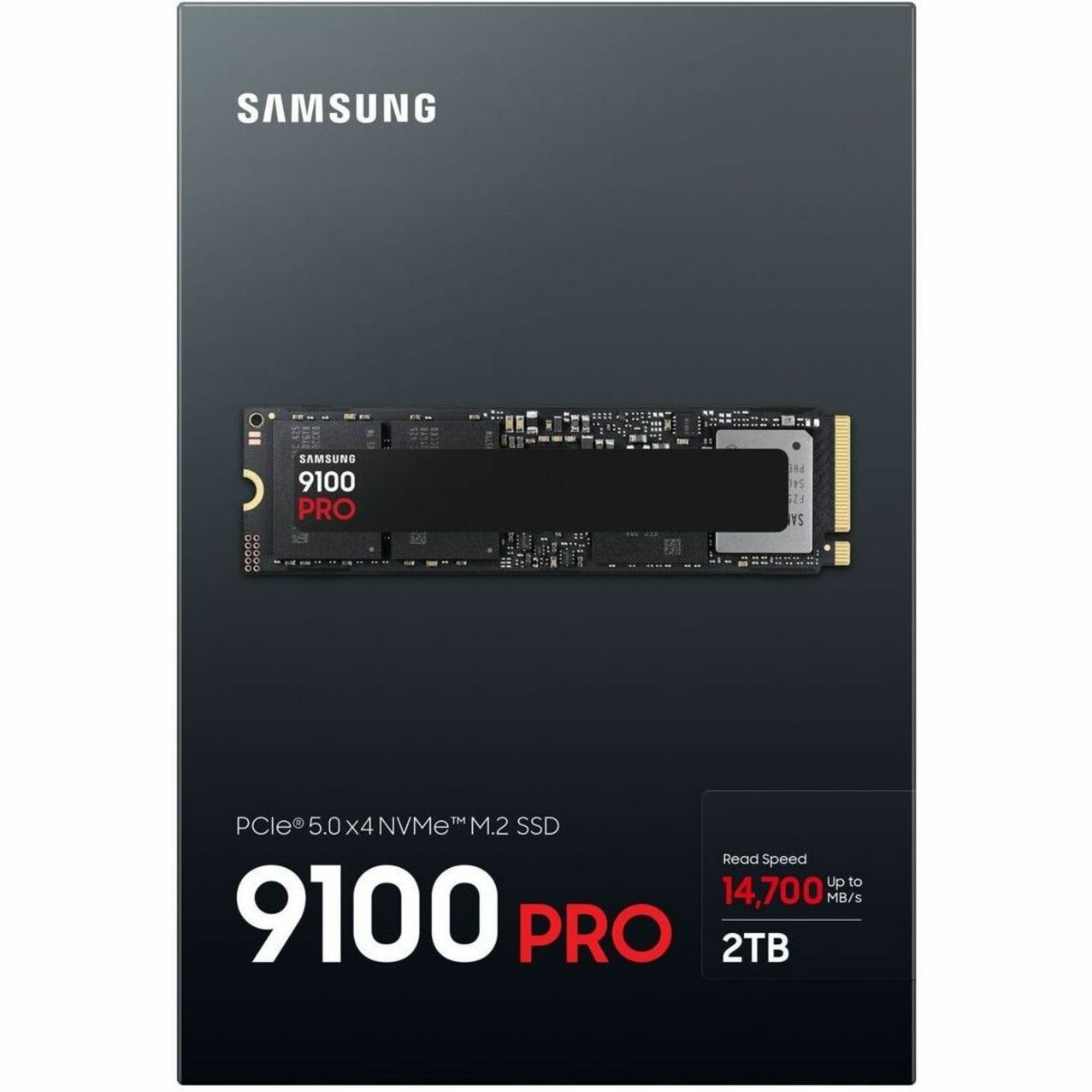 Samsung 9100 PRO 2 TB Solid State Drive - M.2 2280 Internal - PCI Express NVMe (PCI Express NVMe 5.0 x4) - Black