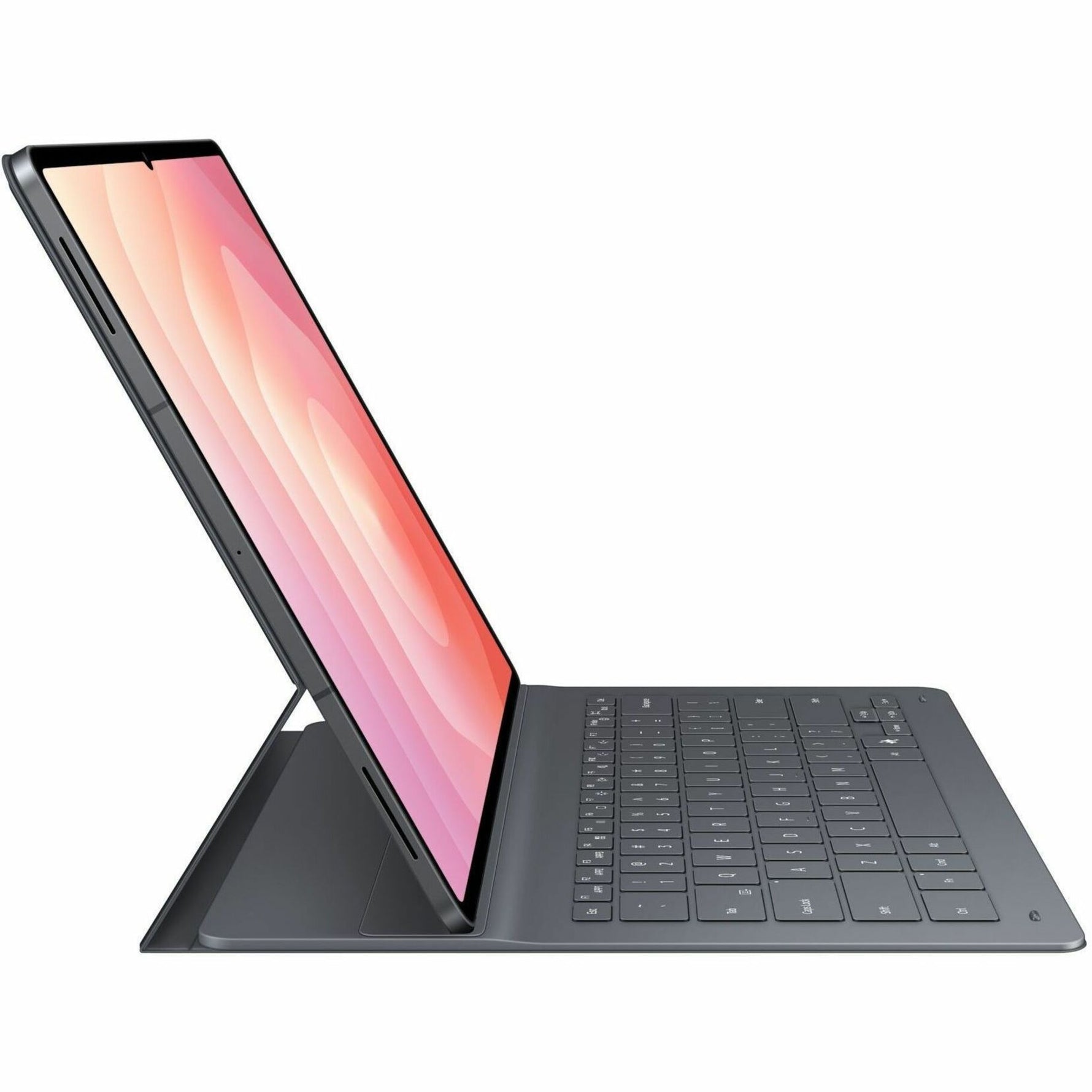 Samsung Keyboard/Cover Case (Book Fold) Samsung Galaxy Tab S11 Ultra Tablet - Black - Top view