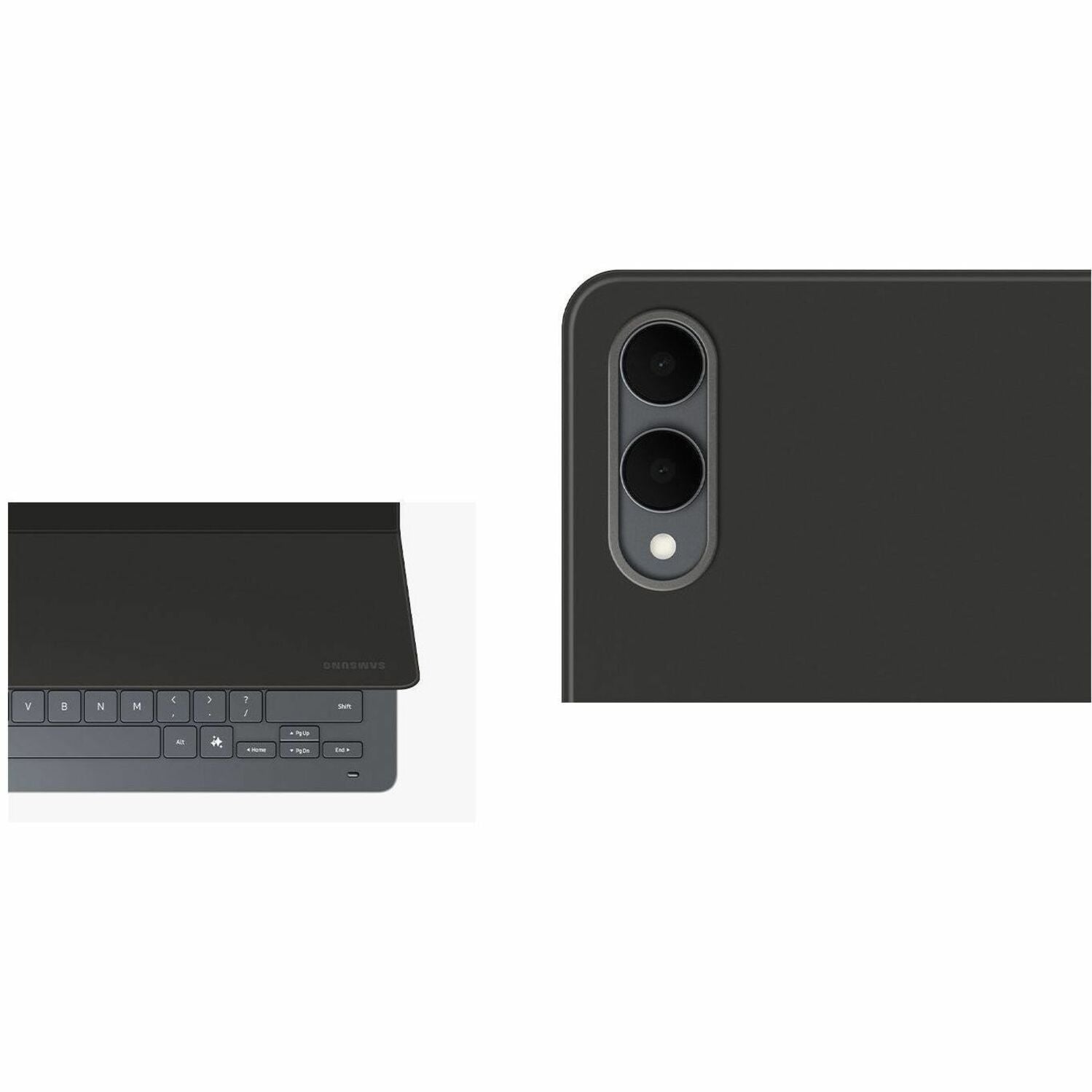 Samsung Keyboard/Cover Case (Book Fold) Samsung Galaxy Tab S11 Ultra Tablet - Black