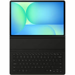 Samsung Book Cover Keyboard/Cover Case (Book Fold) Samsung Galaxy Tab S10 FE+ Tablet - Black
