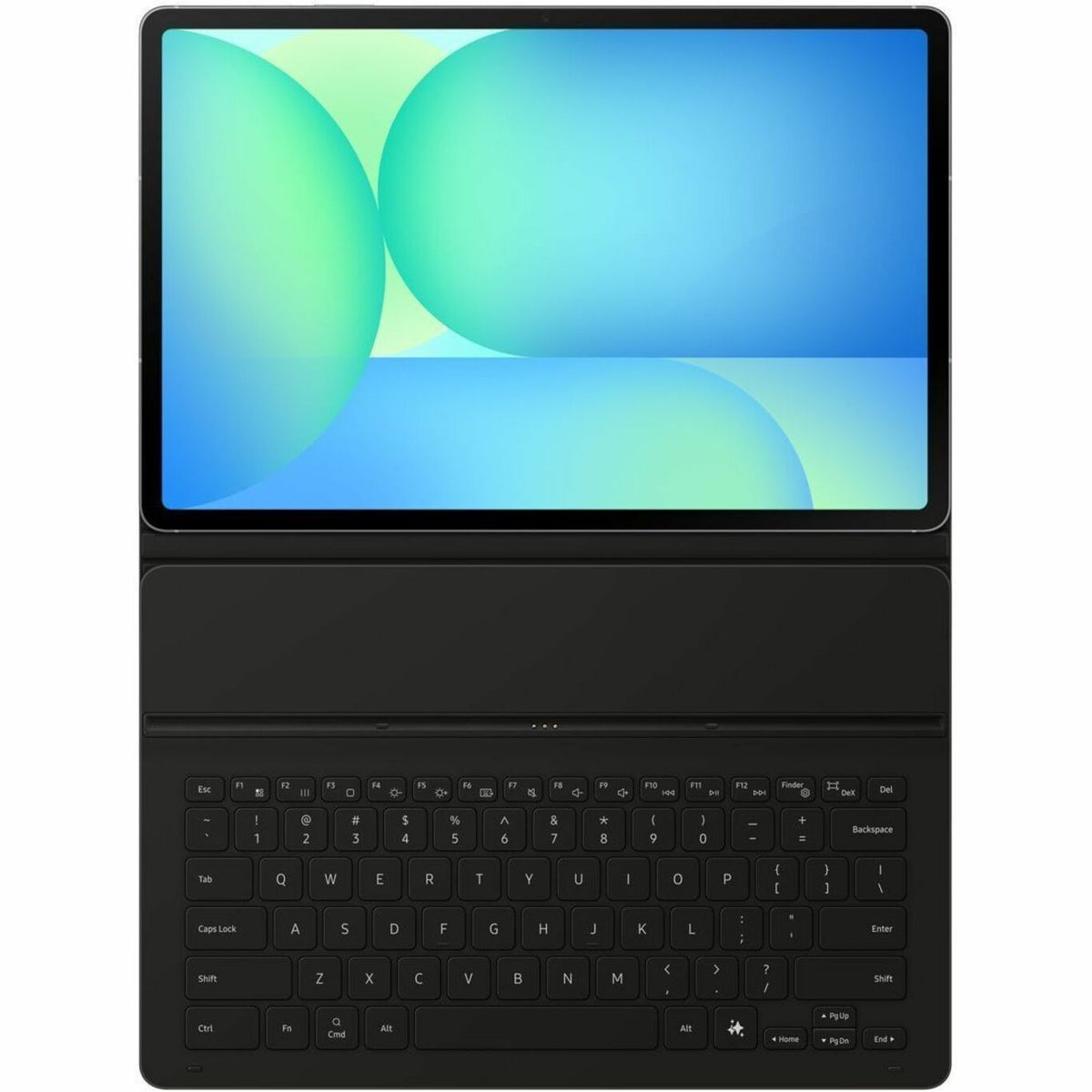 Samsung Book Cover Keyboard/Cover Case (Book Fold) Samsung Galaxy Tab S10 FE+ Tablet - Black