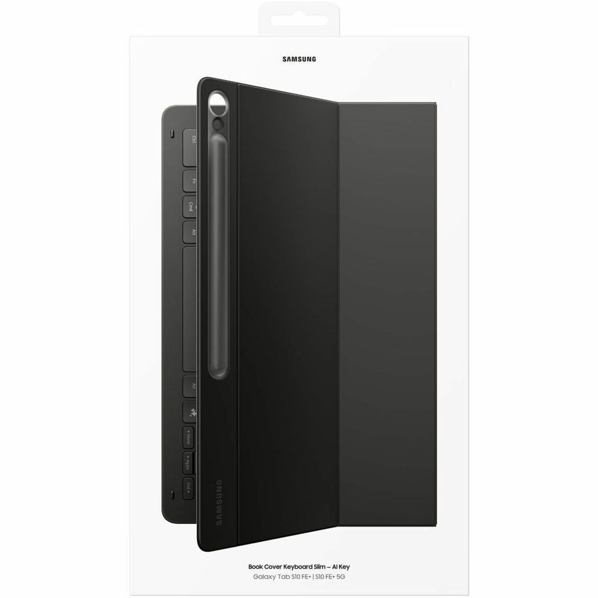 Samsung Book Cover Keyboard/Cover Case (Book Fold) Samsung Galaxy Tab S10 FE+ Tablet - Black