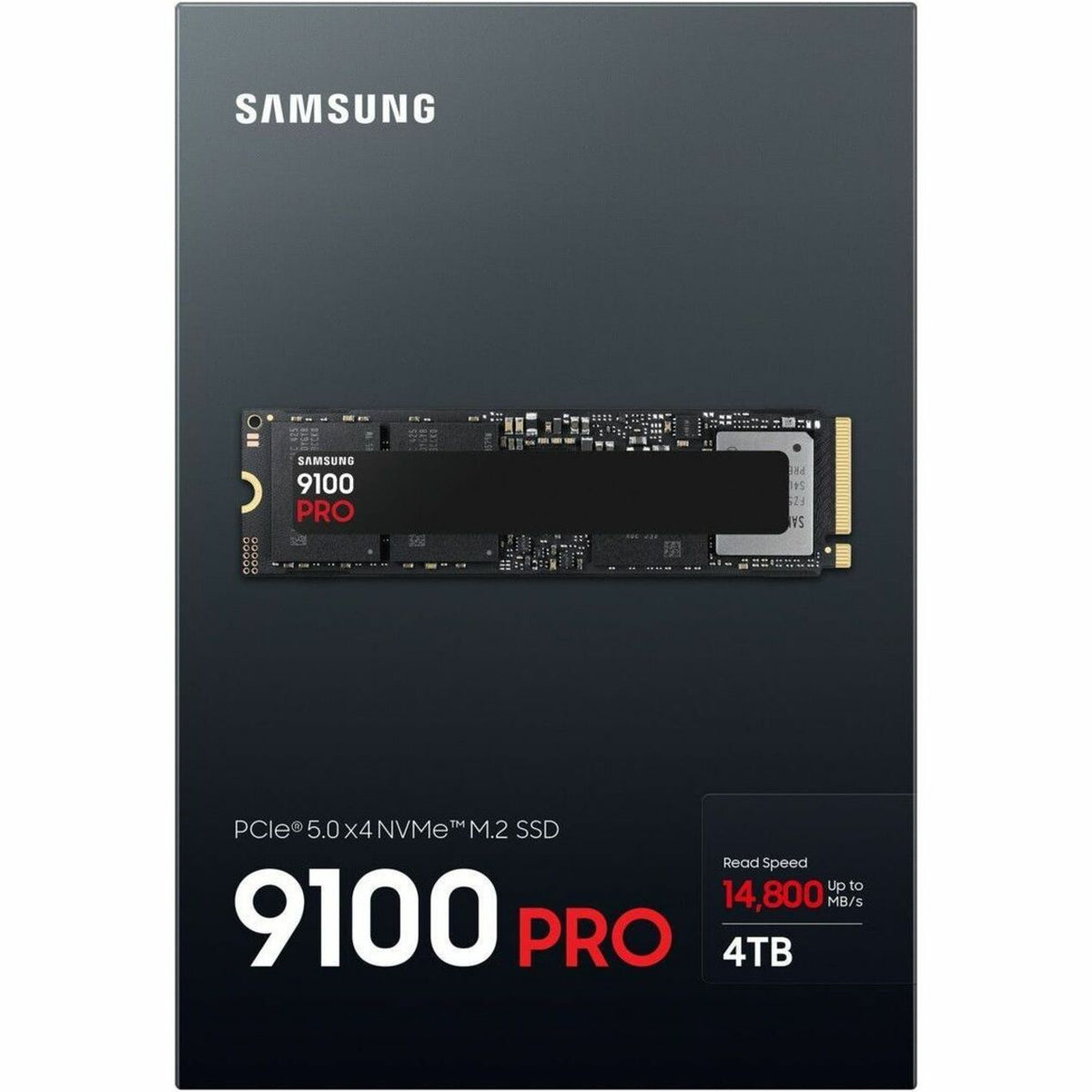 Samsung 9100 PRO MZ-VAP4T0BW 4 TB Solid State Drive - M.2 2280 Internal - PCI Express NVMe (PCI Express NVMe 5.0 x4)