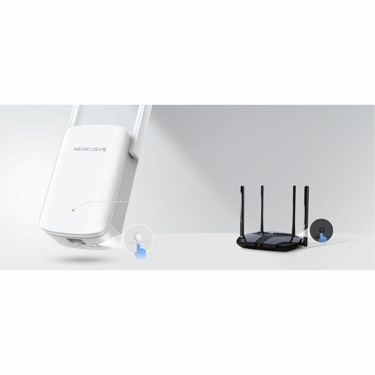 Mercusys ME60X Dual Band Wi-Fi 6 IEEE 802.11 a/b/g/n/ac/ax 1.46 Gbit/s Wireless Range Extender