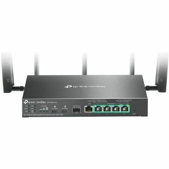 TP-Link Omada ER706WP-4G Wi-Fi 6 IEEE 802.11ax 2 SIM Cellular Modem/Wireless Router