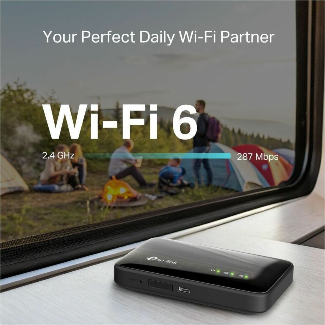 TP-Link M7005 Wi-Fi 6 IEEE 802.11b/g/n/ax 1 SIM Cellular Modem/Wireless Router
