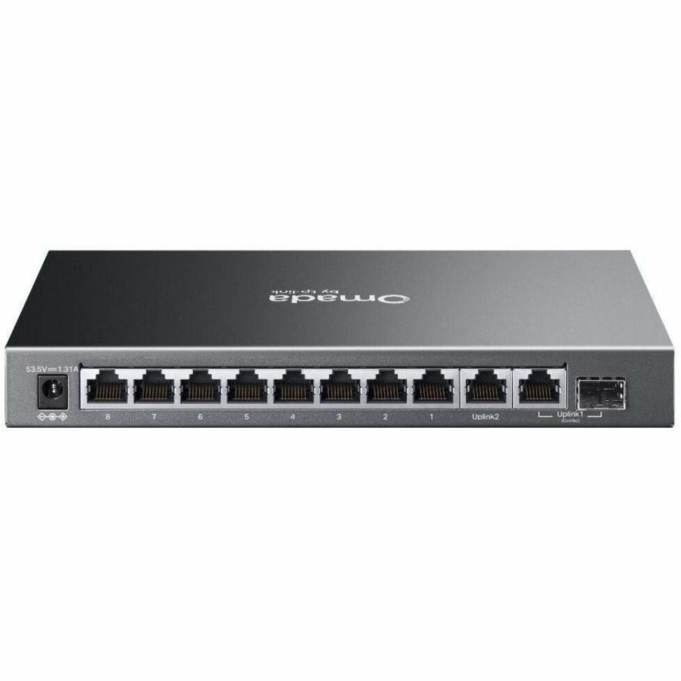 Omada ES210GP 10 Ports Manageable Ethernet Switch - Gigabit Ethernet - 10/100/1000Base-T, 1000Base-X