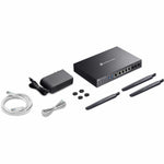 Omada Pro DR3650v Wi-Fi 6 IEEE 802.11ax Ethernet, VDSL2, ADSL2+, ADSL2, ADSL Modem/Wireless Router