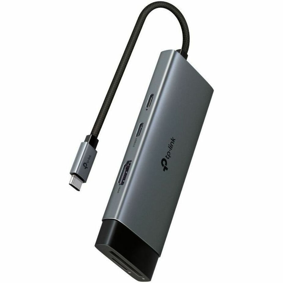 TP-Link UH7020C USB Type C Docking Station for Desktop PC, Tablet PC, Smartphone, Notebook - Charging Capability - Memory Card Reader - SD - Portable