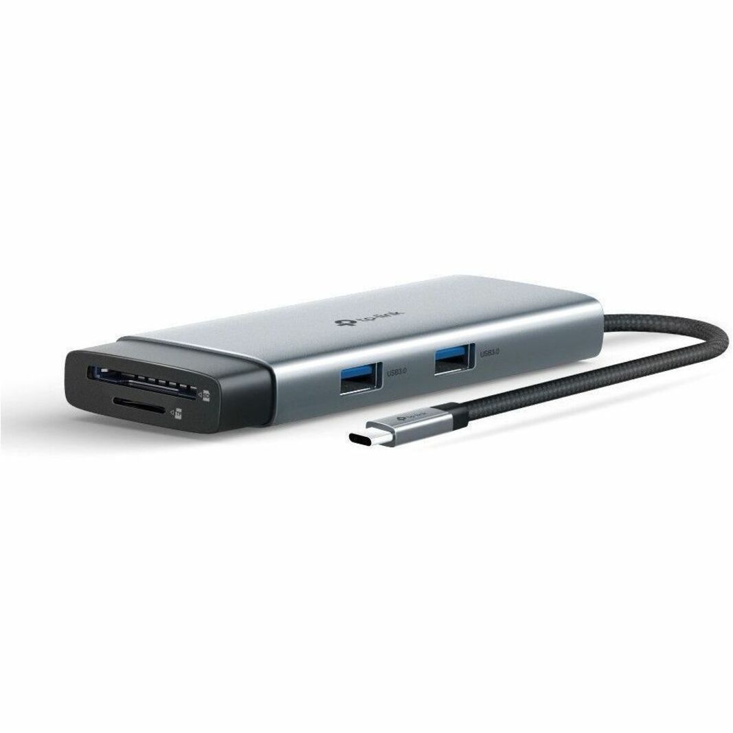 TP-Link UH7020C USB Type C Docking Station for Desktop PC, Tablet PC, Smartphone, Notebook - Charging Capability - Memory Card Reader - SD - Portable
