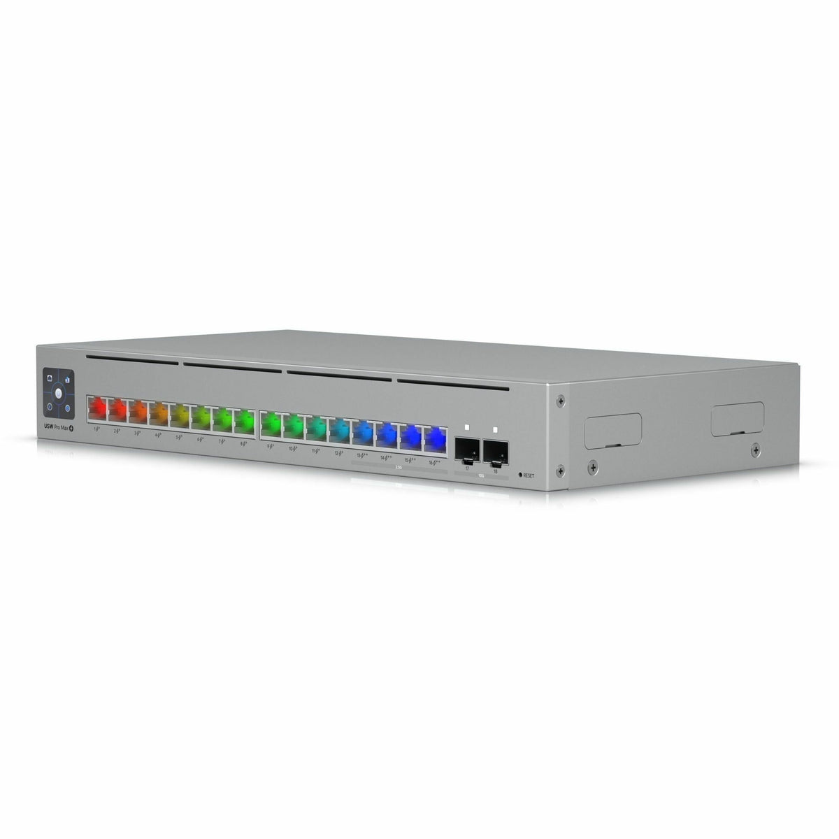 Ubiquiti Pro Max USW-Pro-Max-16-PoE 16 Ports Manageable Ethernet Switch - Gigabit Ethernet, 2.5 Gigabit Ethernet, 10 Gigabit Ethernet - 10/100/1000Base-T, 2.5GBase-T, 10GBase-X