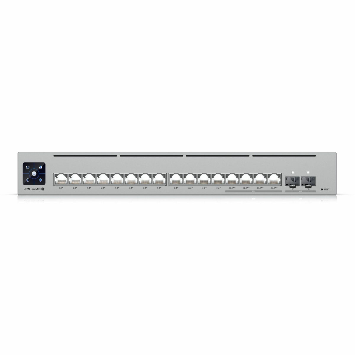 Ubiquiti Pro Max USW-Pro-Max-16-PoE 16 Ports Manageable Ethernet Switch - Gigabit Ethernet, 2.5 Gigabit Ethernet, 10 Gigabit Ethernet - 10/100/1000Base-T, 2.5GBase-T, 10GBase-X