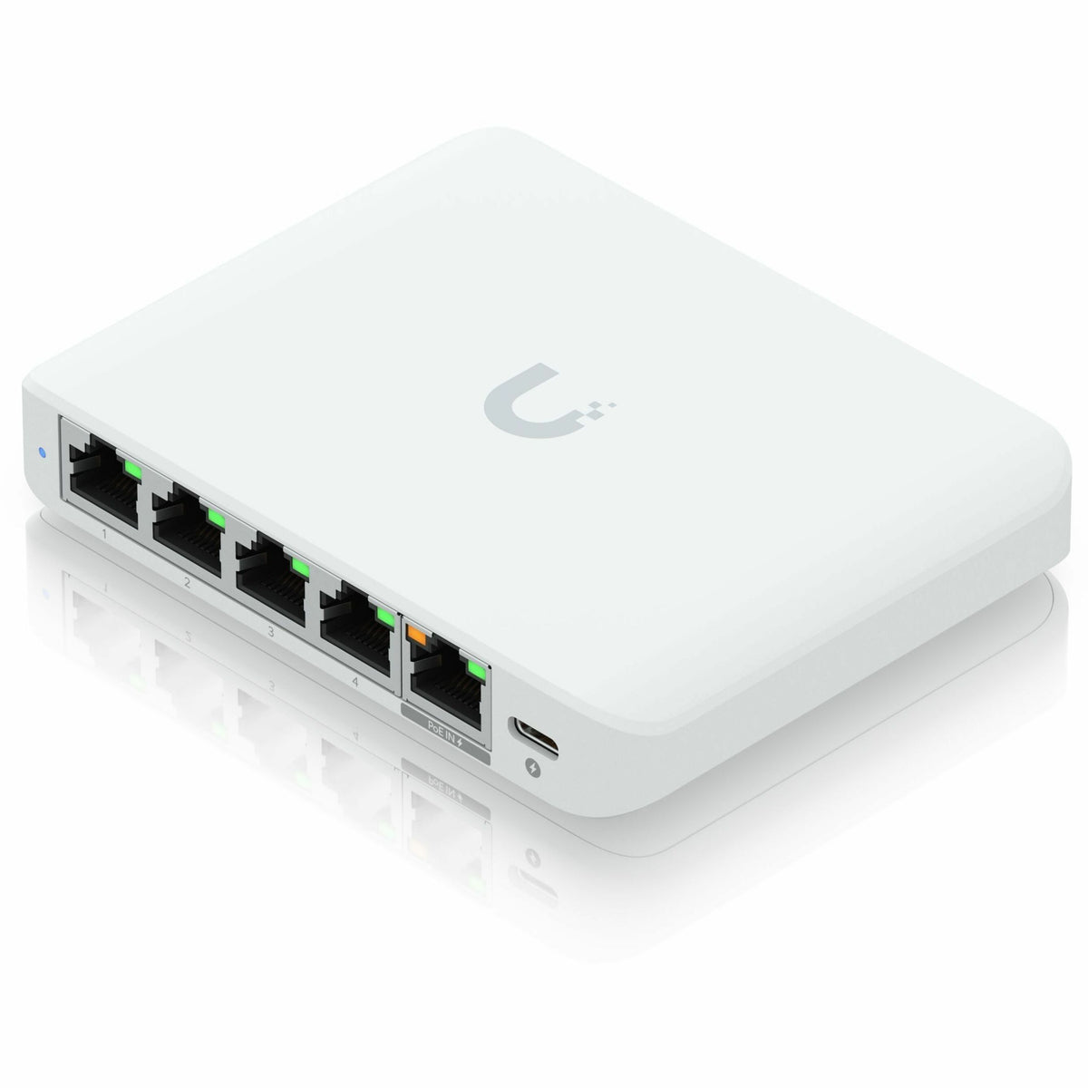Ubiquiti Flex Mini USW-FLEX-2.5G-5 5 Ports Manageable Ethernet Switch - 2.5 Gigabit Ethernet - 2.5GBase-T