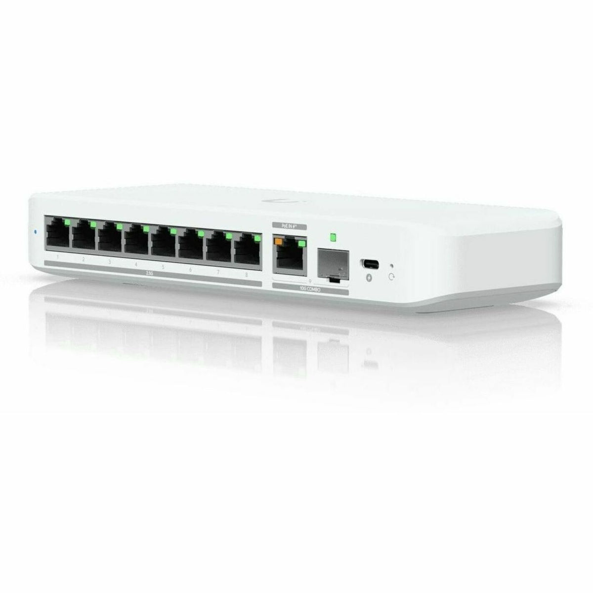 Ubiquiti Flex 9 Ports Ethernet Switch - 2.5 Gigabit Ethernet, 10 Gigabit Ethernet - 2.5GBase-T, 10GBase-T, 10GBase-X