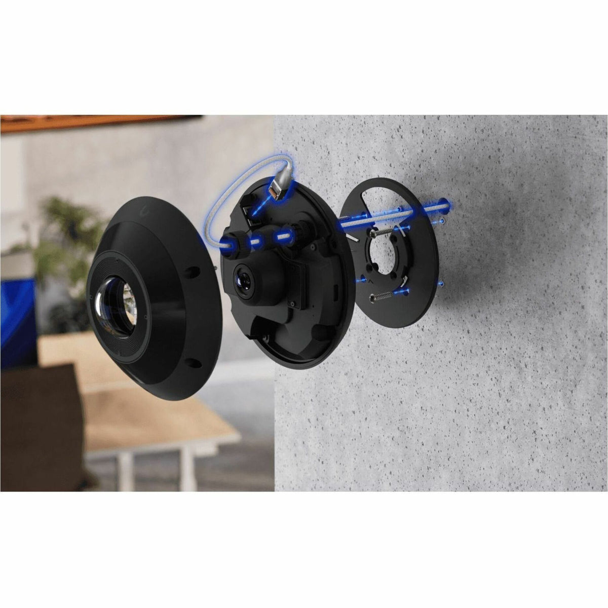 Ubiquiti UniFi G6 Pro 360 12 Megapixel Network Camera - Colour - Fisheye - Black