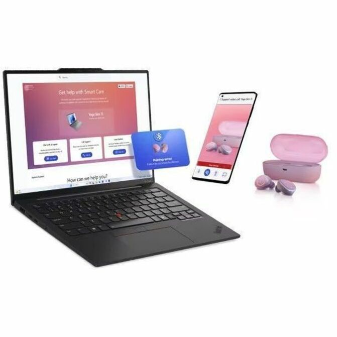 Lenovo ThinkPad X1 Carbon Gen 13 Aura Edition 21NS00QKAU 14' Copilot+ PC Ultrabook - WUXGA - 60 Hz - Intel Core Ultra 7 258V - Intel Evo Platform - 32 GB - 512 GB SSD - English Keyboard - Black Paint - Alternate view 18