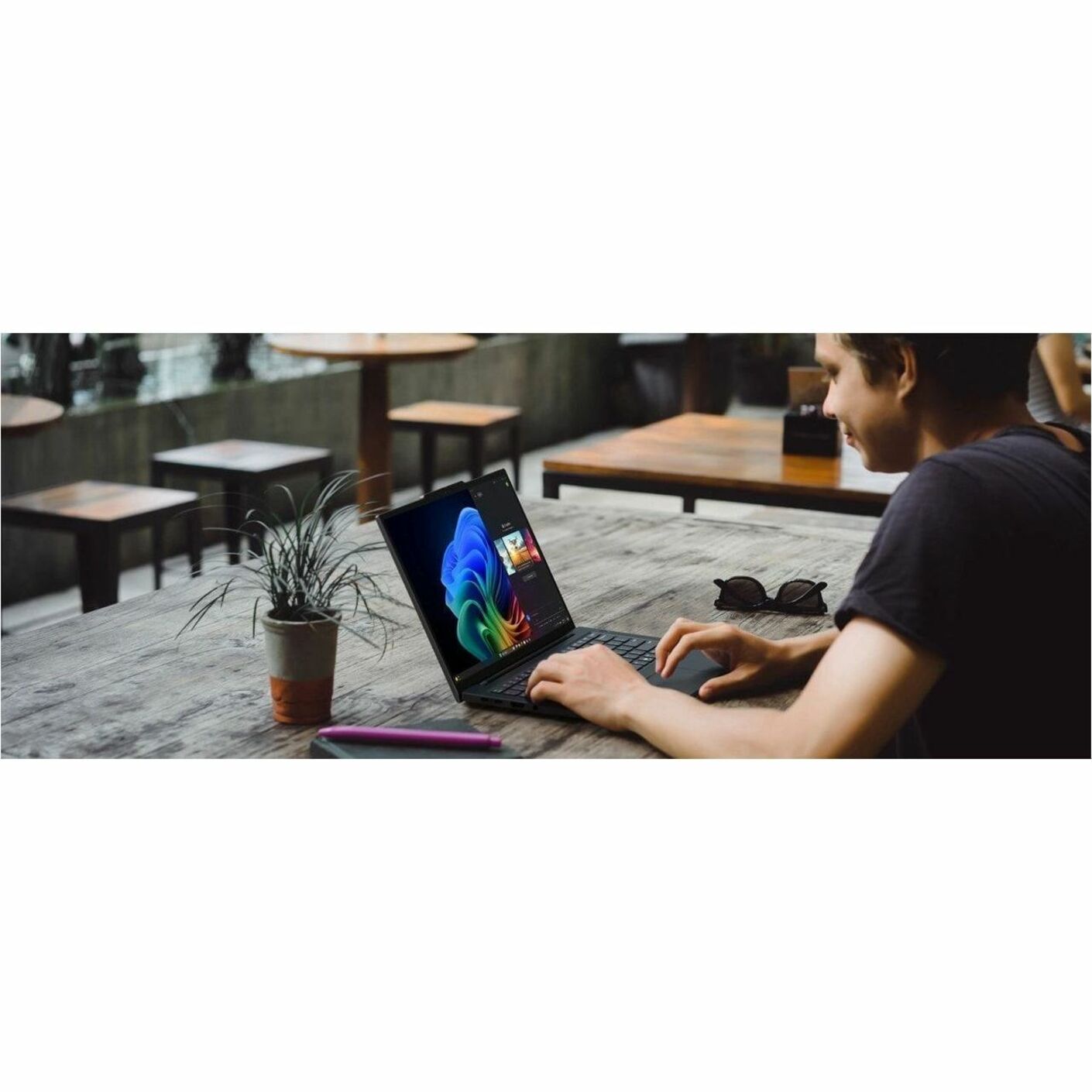 Lenovo ThinkPad T14s Gen 6 21QX00LMAU 14' Copilot+ PC Notebook - WUXGA - 60 Hz - Intel Core Ultra 5 228V - 32 GB - 512 GB SSD - English Keyboard - Black - Alternate view 13