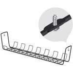 StarTech Under Desk Cable Management Tray, 24' Long, Basket Style, Screw-On Installation, Metal, Black, TAA-Compliant - Alternate view 8