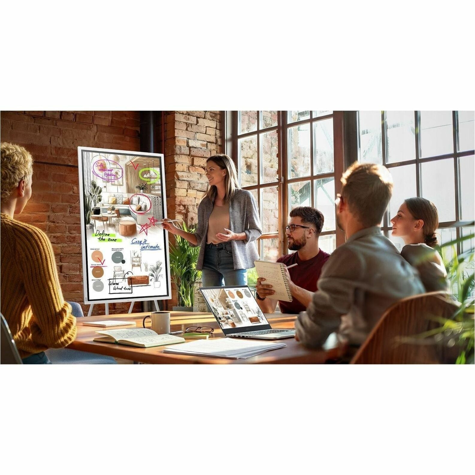 Samsung Flip WM65FX 65' 4K UHD LCD Collaboration Display - Alternate view 29