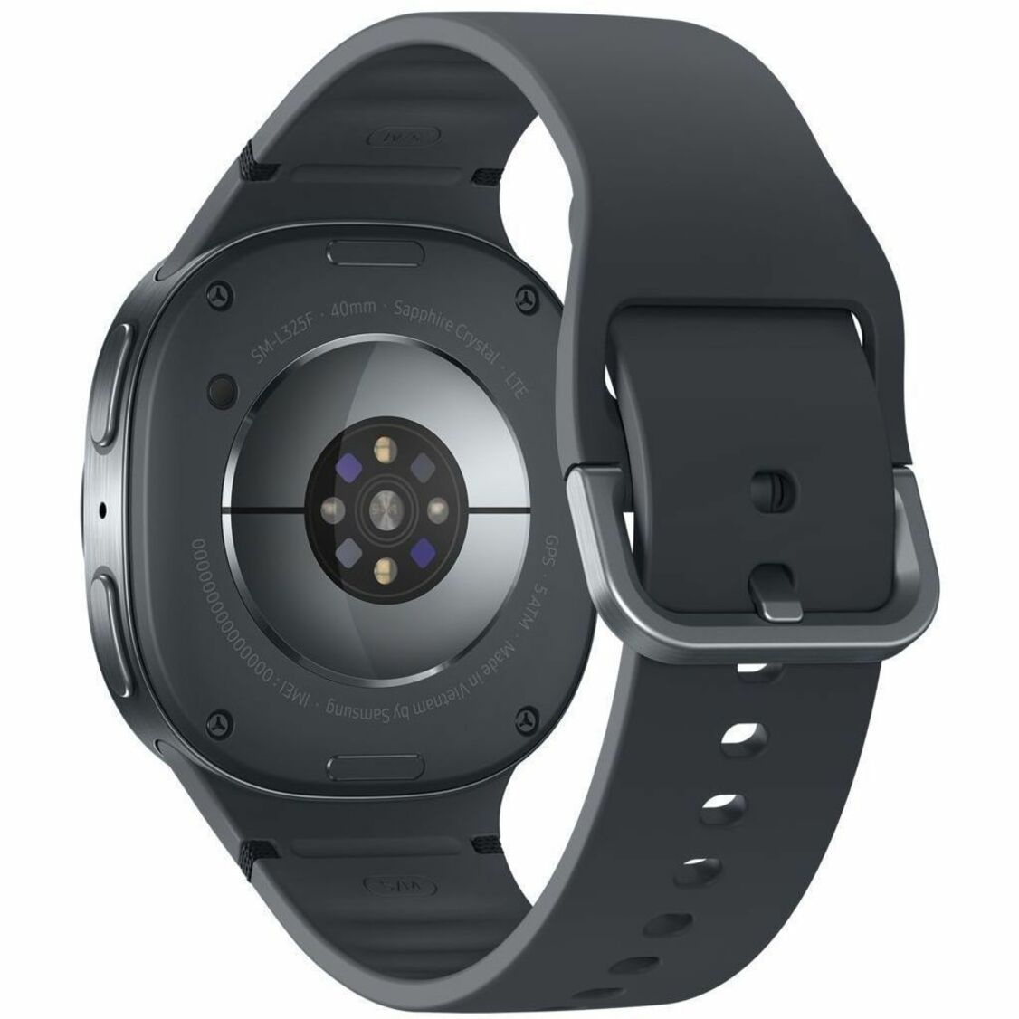 Samsung Galaxy Watch8 SM-L325F Smart Watch - Graphite Body Color - Armor Aluminum Case Material - Wireless LAN - 4G - LTE