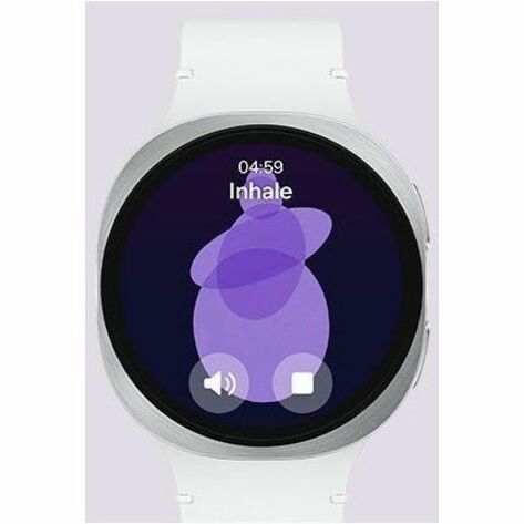 Samsung Galaxy Watch8 SM-L335F Smart Watch - 46 mm Case Height - 43.70 mm Case Width - Silver Body Color - Silver Case Color - Armor Aluminum Case Material - Wireless LAN - LTE