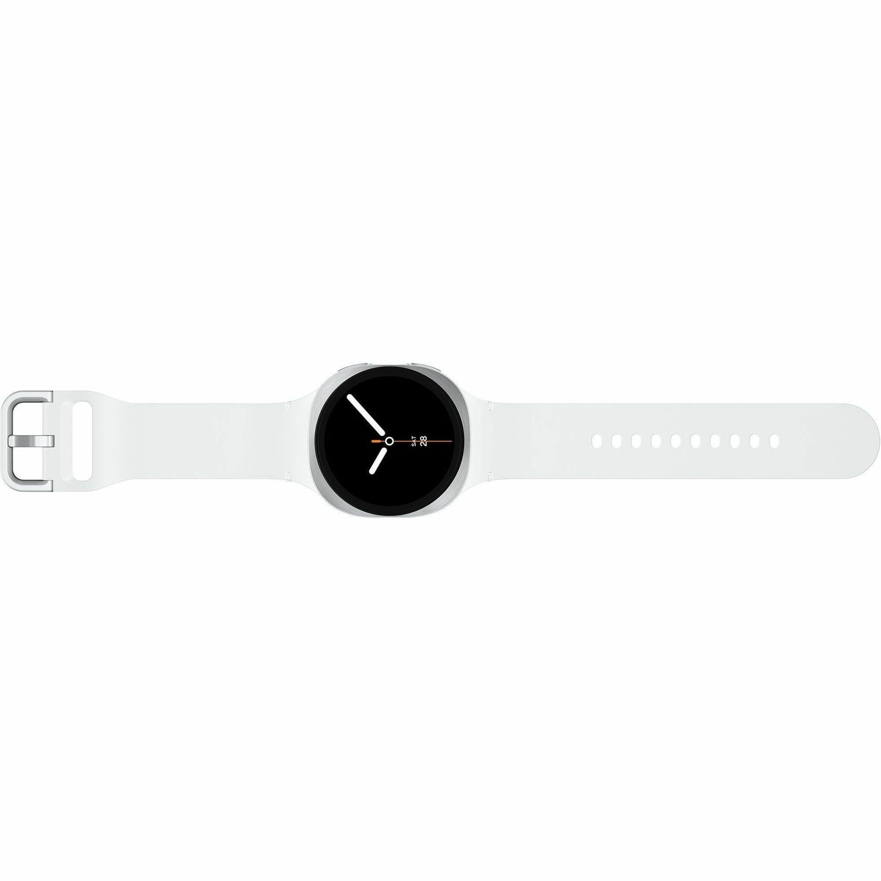 Samsung Galaxy Watch8 SM-L335F Smart Watch - 46 mm Case Height - 43.70 mm Case Width - Silver Body Color - Silver Case Color - Armor Aluminum Case Material - Wireless LAN - LTE