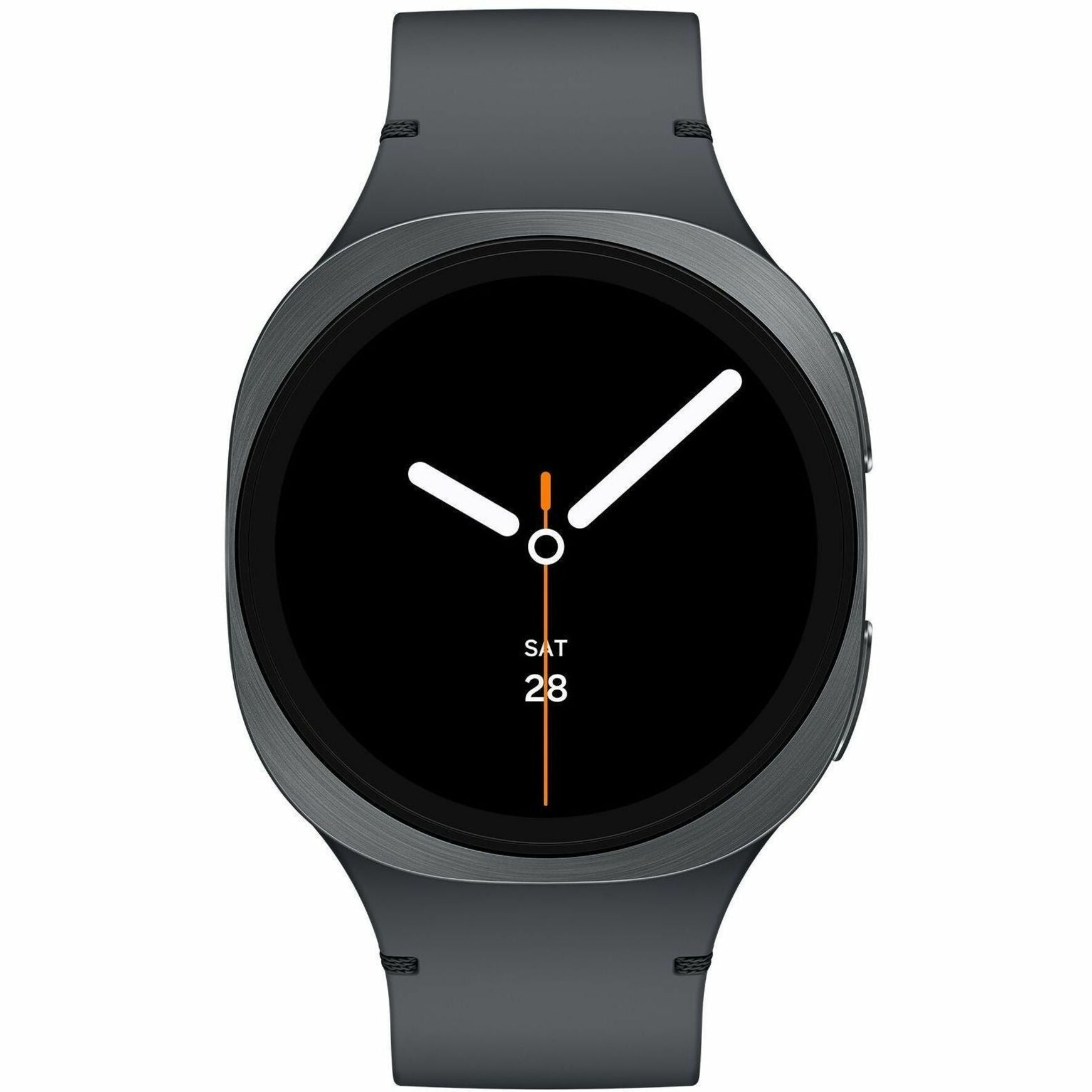 Samsung Galaxy Watch8 SM-L330 Smart Watch - 46 mm Case Height - 43.70 mm Case Width - Graphite Case Color - Graphite Band Color - Armor Aluminum Case Material - Wireless LAN