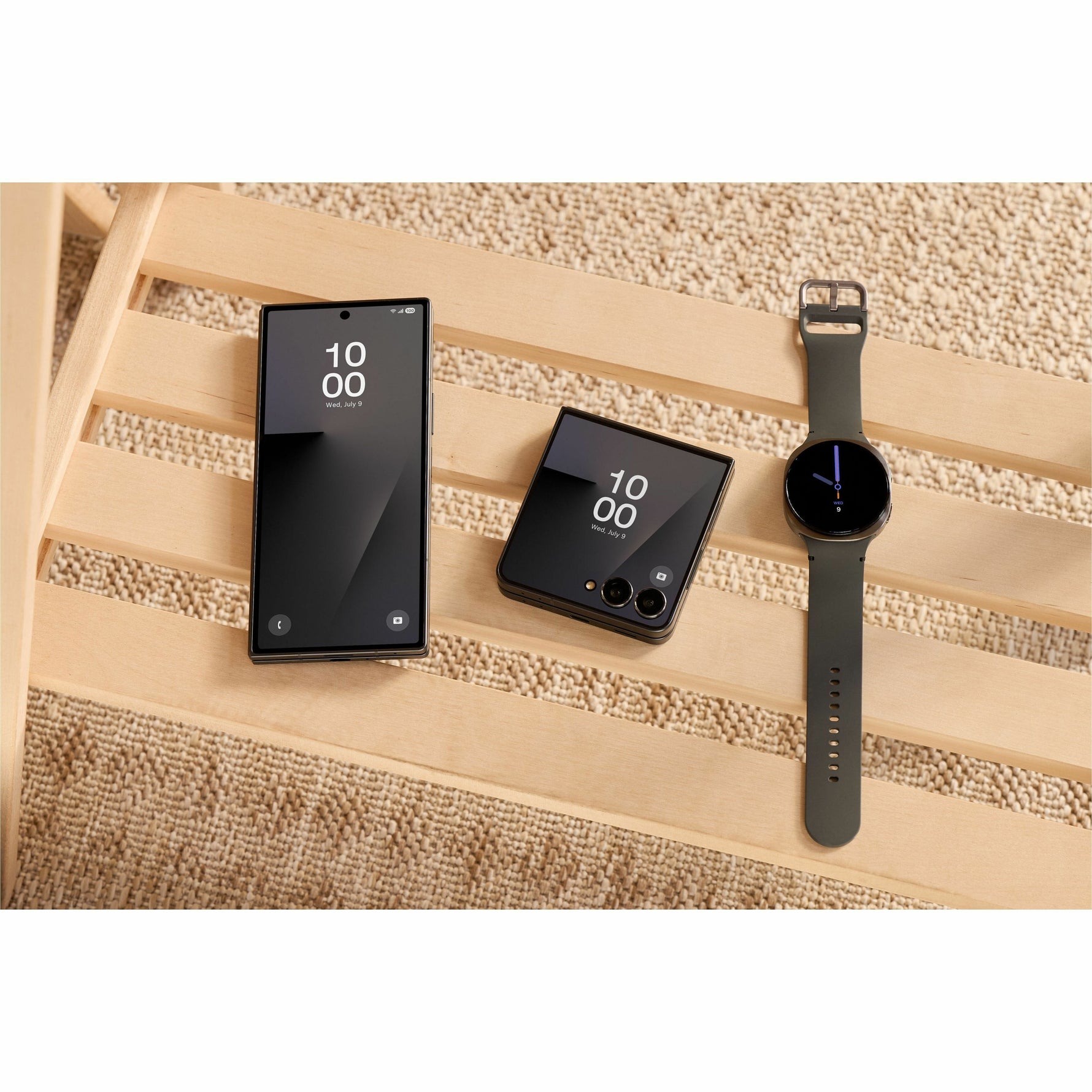 Samsung Galaxy Watch8 SM-L330 Smart Watch - 46 mm Case Height - 43.70 mm Case Width - Graphite Case Color - Graphite Band Color - Armor Aluminum Case Material - Wireless LAN