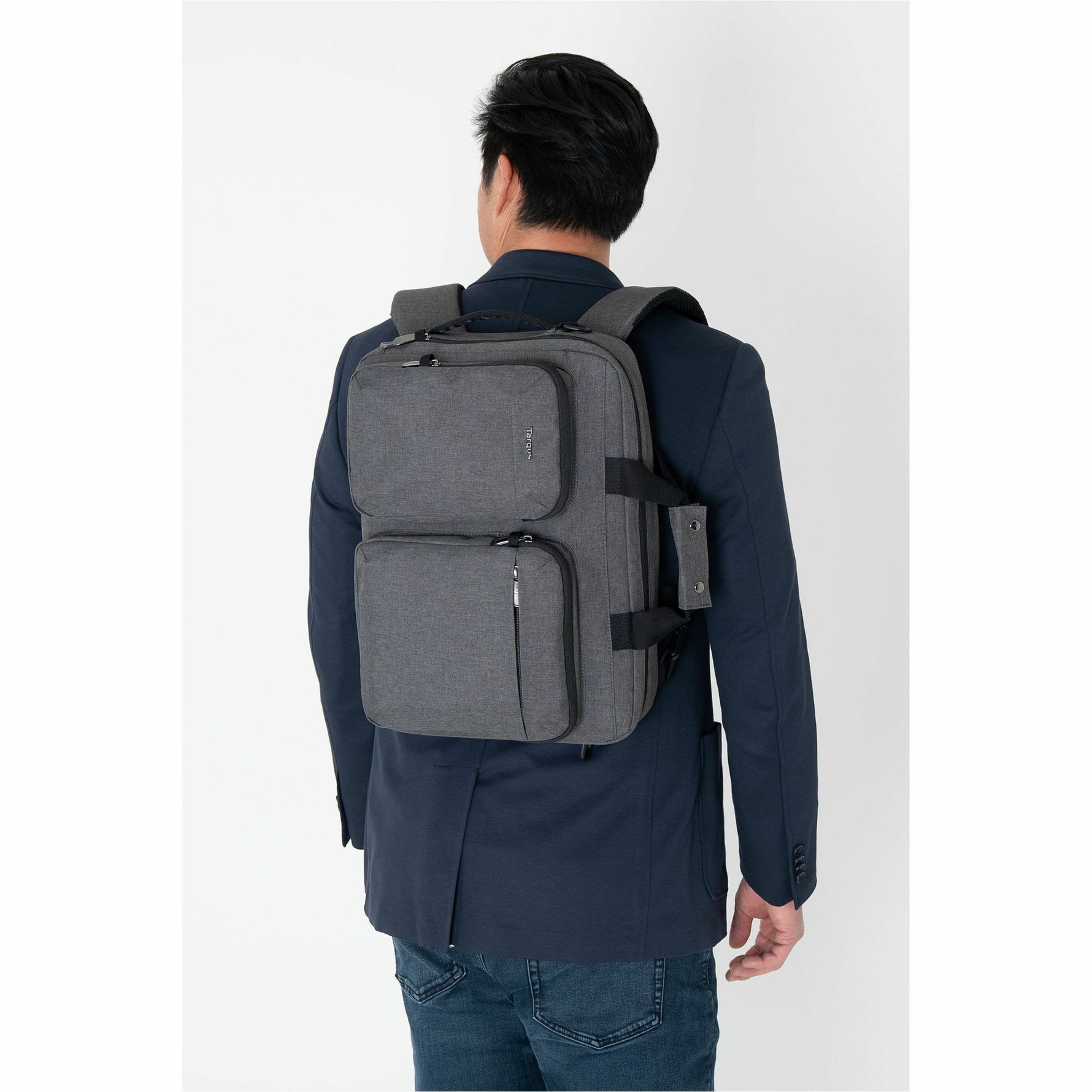 Targus Hybrid TBT94304GL Carrying Case (Backpack/Briefcase) for 38.1 cm (15') to 40.6 cm (16') Notebook - Grey - TAA Compliant - Alternate view 10