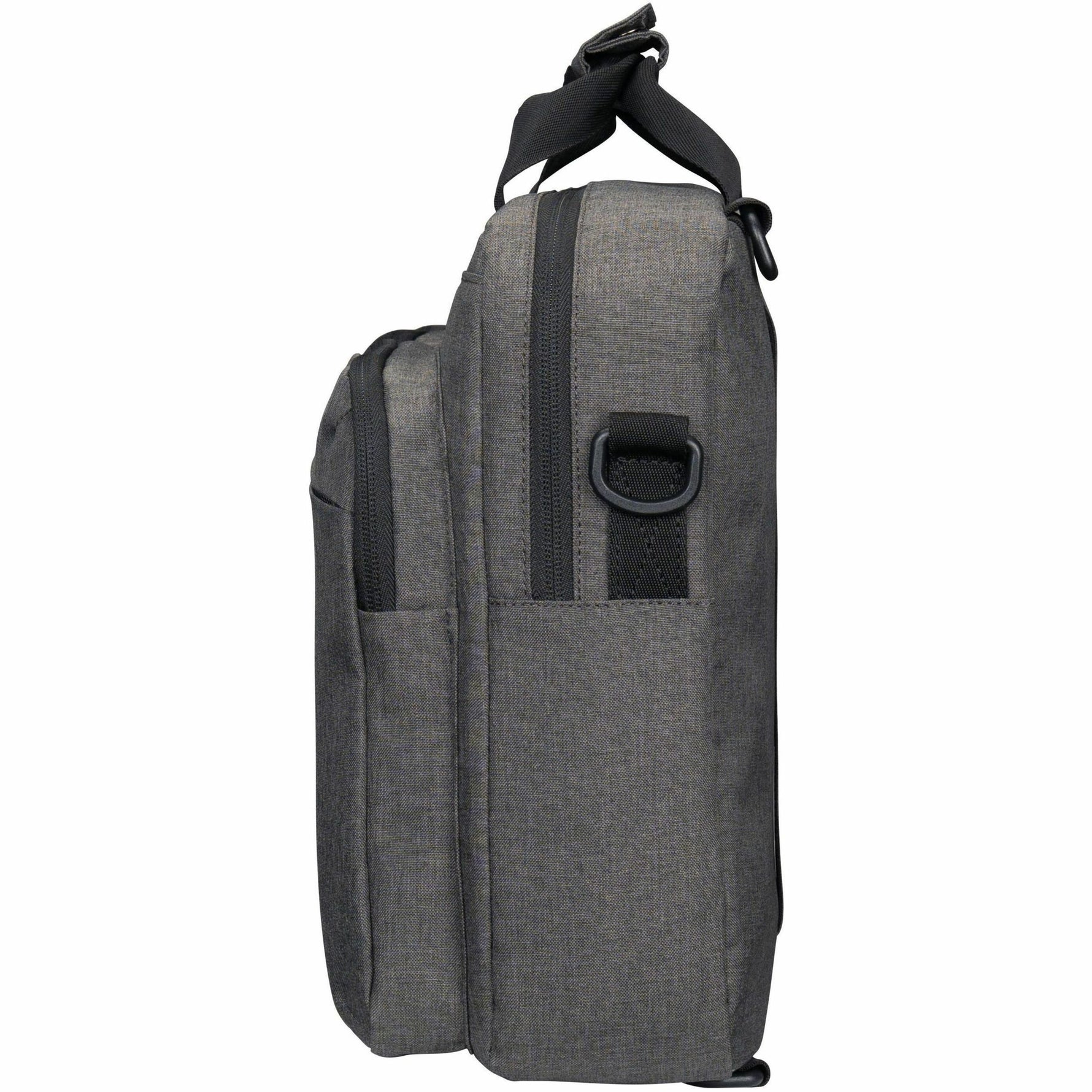 Targus Hybrid TBT94304GL Carrying Case (Backpack/Briefcase) for 38.1 cm (15') to 40.6 cm (16') Notebook - Grey - TAA Compliant - Left view