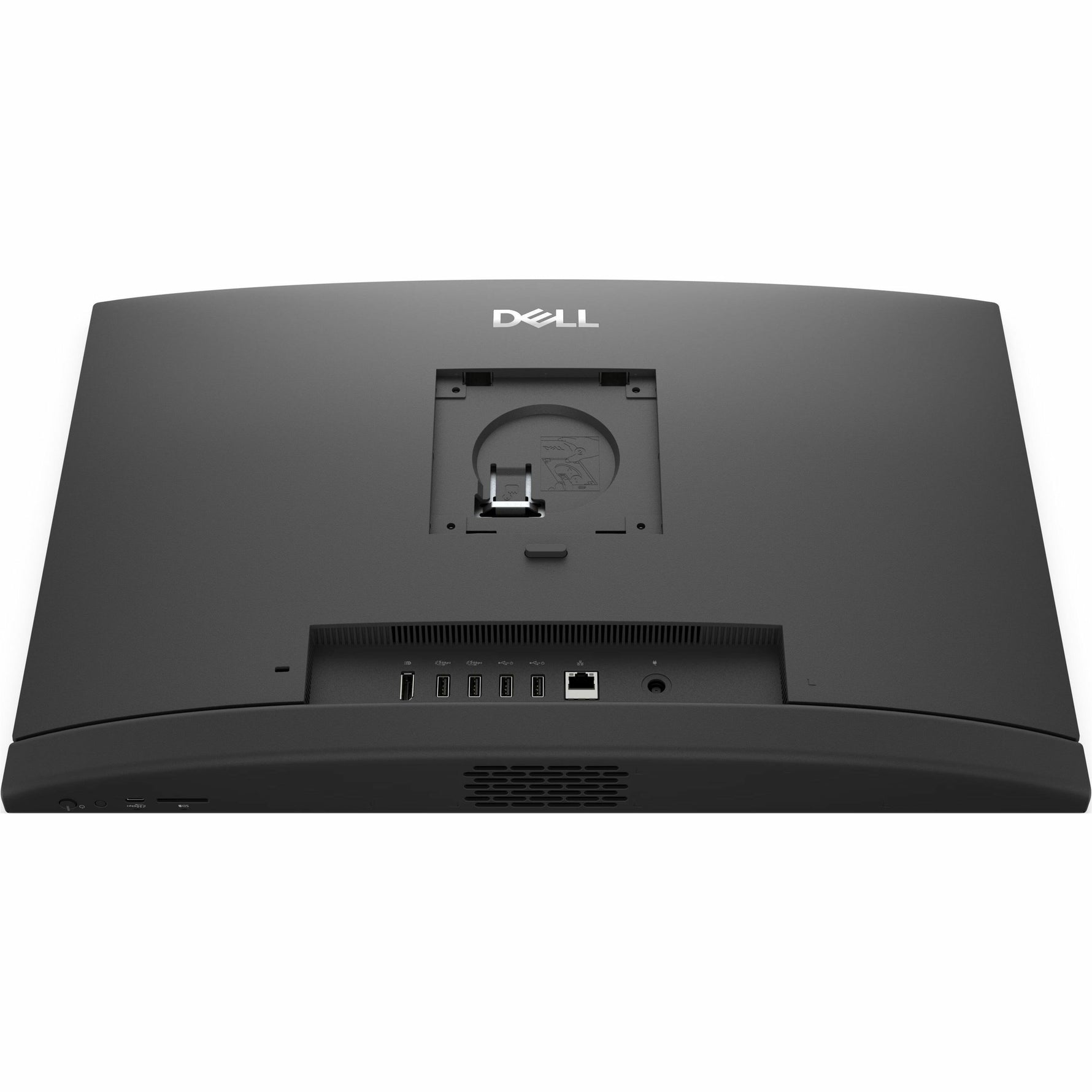 Dell Pro 24 QC24251 All-in-One Computer - Intel Core Ultra 5 235T - 16 GB - 512 GB PCI Express NVMe 4.0 SSD - 23.8' Full HD Touchscreen - Desktop - Textured Black - Bottom view