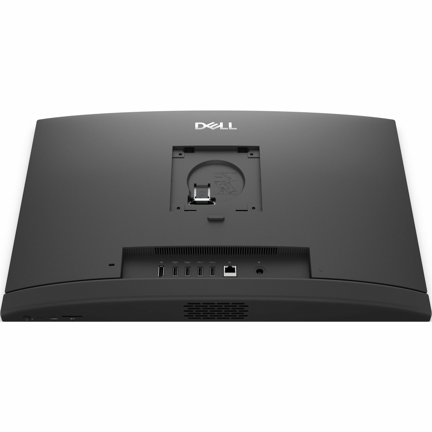 Dell Pro 24 QC24251 All-in-One Computer - Intel Core Ultra 5 235T - 16 GB - 512 GB PCI Express NVMe 4.0 SSD - 23.8' Full HD - Desktop - Textured Black - Bottom view