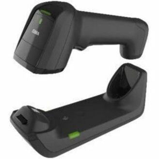 Zebra DS8288 Hospitality, Transportation, Logistics Handheld Barcode Scanner Kit - Cable/Wireless Connectivity - White - Left view