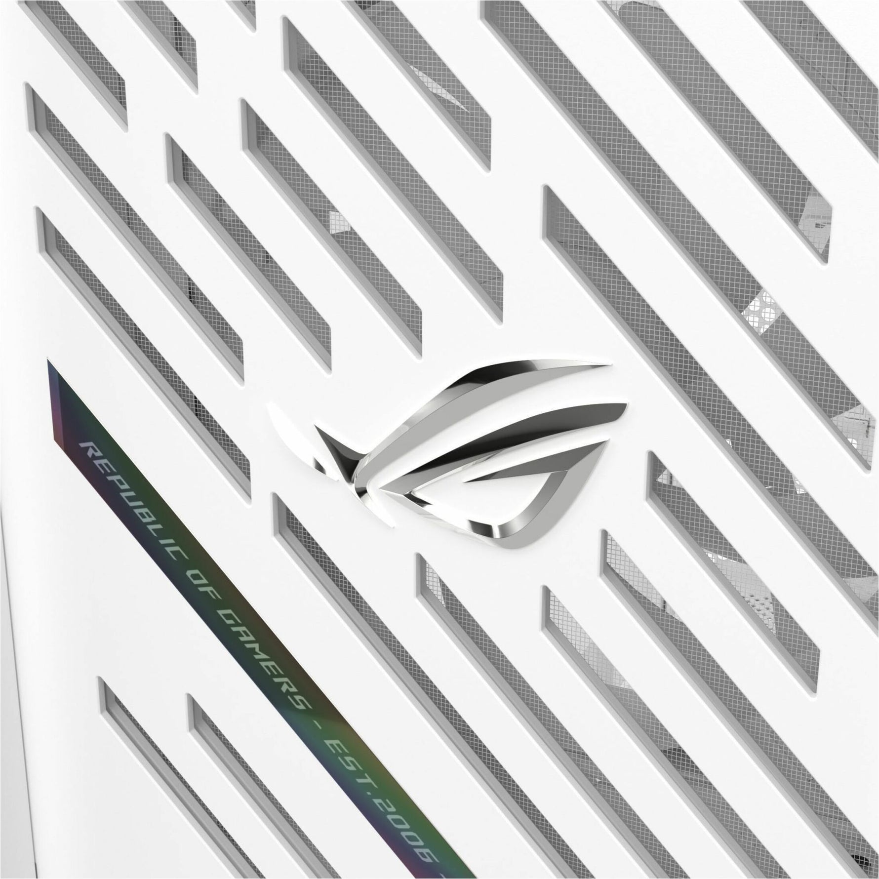 Asus ROG Strix Helios II White Edition Gaming Computer Case - EATX, ATX Motherboard Supported - Mid-tower - Tempered Glass, Aluminium, Brushed Aluminium - White - Alternate view 14