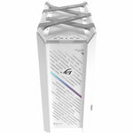 Asus ROG Strix Helios II White Edition Gaming Computer Case - EATX, ATX Motherboard Supported - Mid-tower - Tempered Glass, Aluminium, Brushed Aluminium - White - Top view