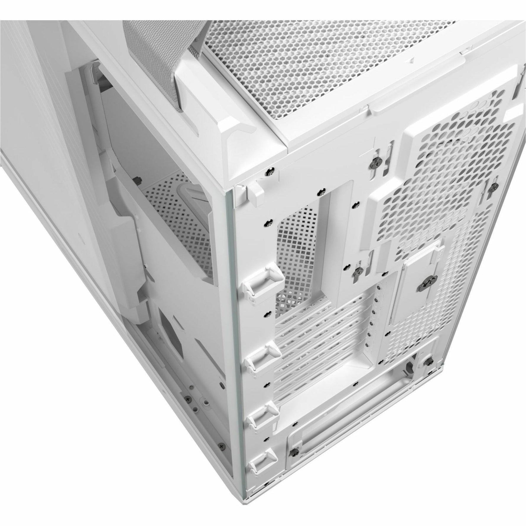 Asus ROG Strix Helios II White Edition Gaming Computer Case - EATX, ATX Motherboard Supported - Mid-tower - Tempered Glass, Aluminium, Brushed Aluminium - White - Alternate view 20