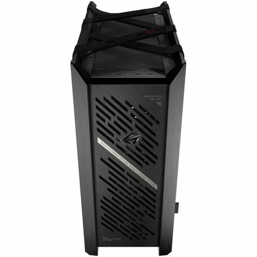Asus ROG Strix Helios II Gaming Computer Case - EATX, ATX Motherboard Supported - Mid-tower - Tempered Glass, Aluminium, Brushed Aluminium - Black - Alternate view 6