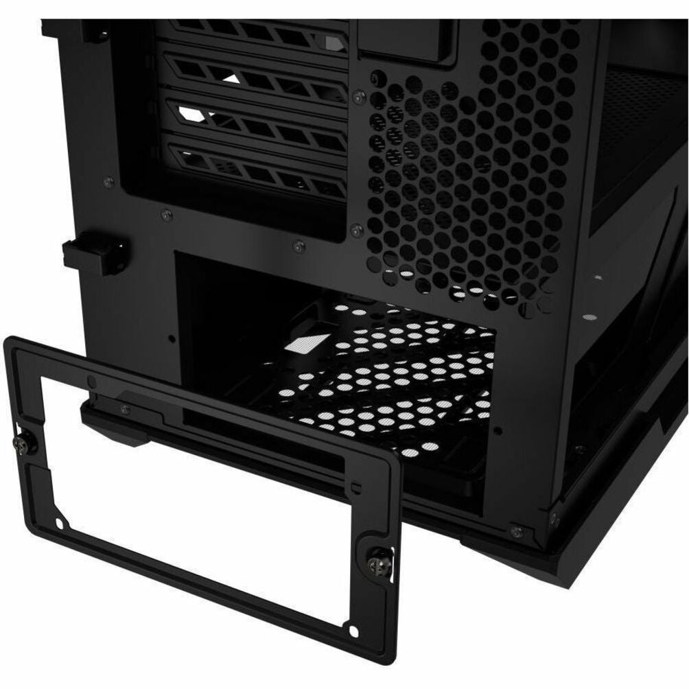 Asus ROG Strix Helios II Gaming Computer Case - EATX, ATX Motherboard Supported - Mid-tower - Tempered Glass, Aluminium, Brushed Aluminium - Black - Alternate view 11