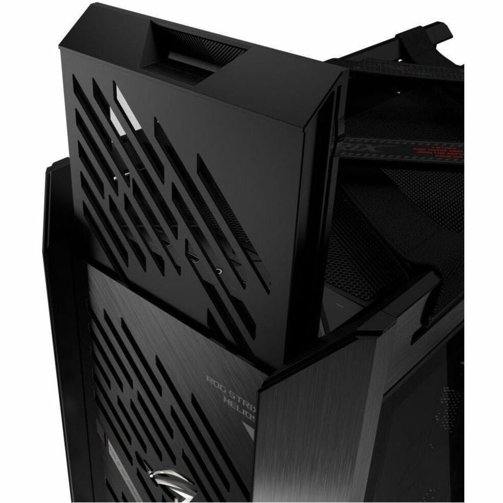 Asus ROG Strix Helios II Gaming Computer Case - EATX, ATX Motherboard Supported - Mid-tower - Tempered Glass, Aluminium, Brushed Aluminium - Black - Alternate view 15