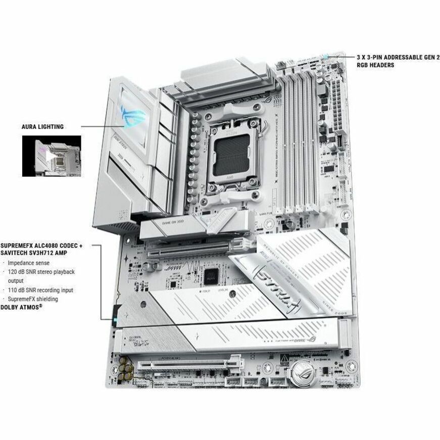 Asus ROG Strix B850-A GAMING WIFI7 NEO Gaming Desktop Motherboard - AMD B850 Chipset - Socket AM5 - ATX - Alternate view 17
