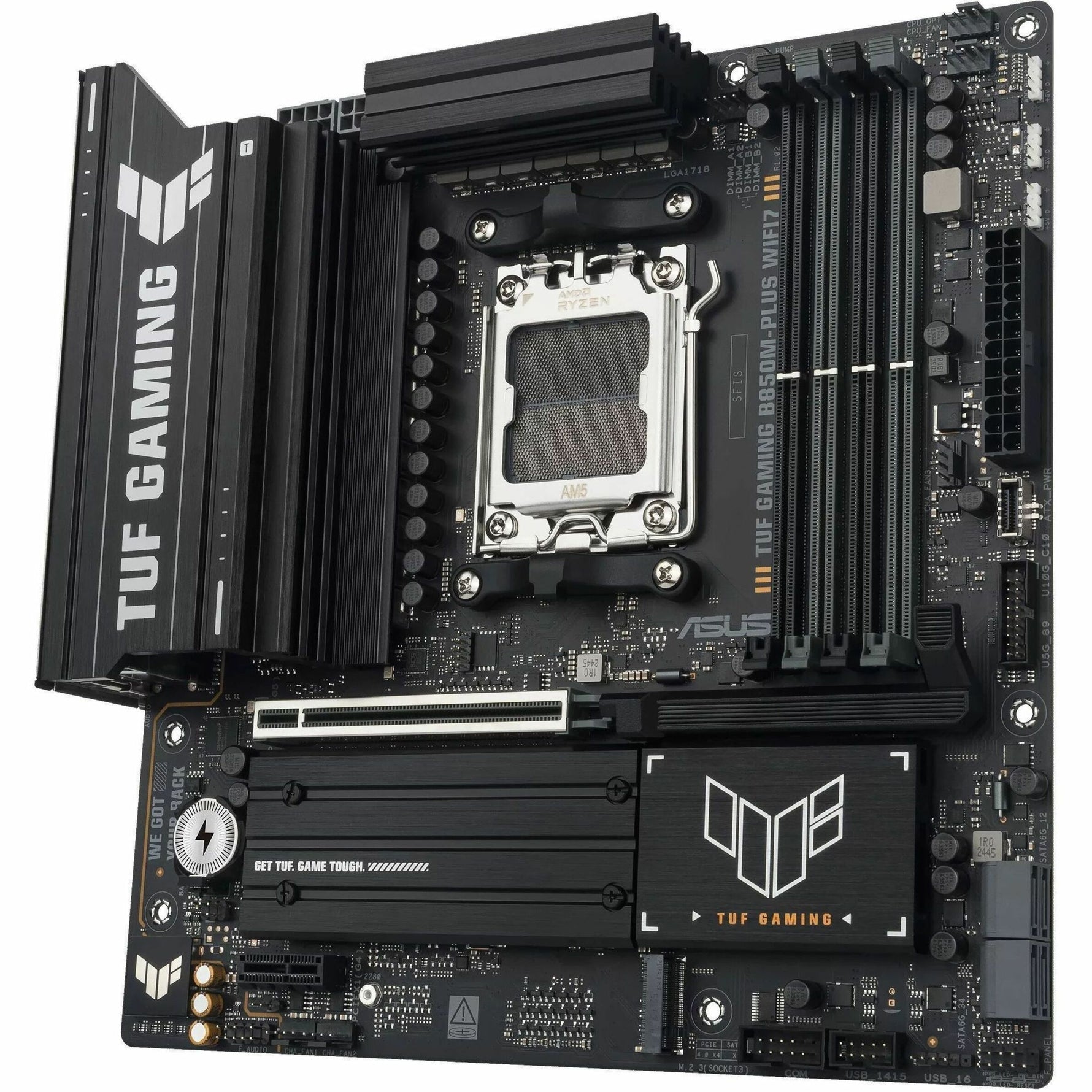 TUF GAMING B850M-PLUS WIFI7 Gaming Desktop Motherboard - AMD B850 Chipset - Socket AM5 - Micro ATX - Alternate view 6