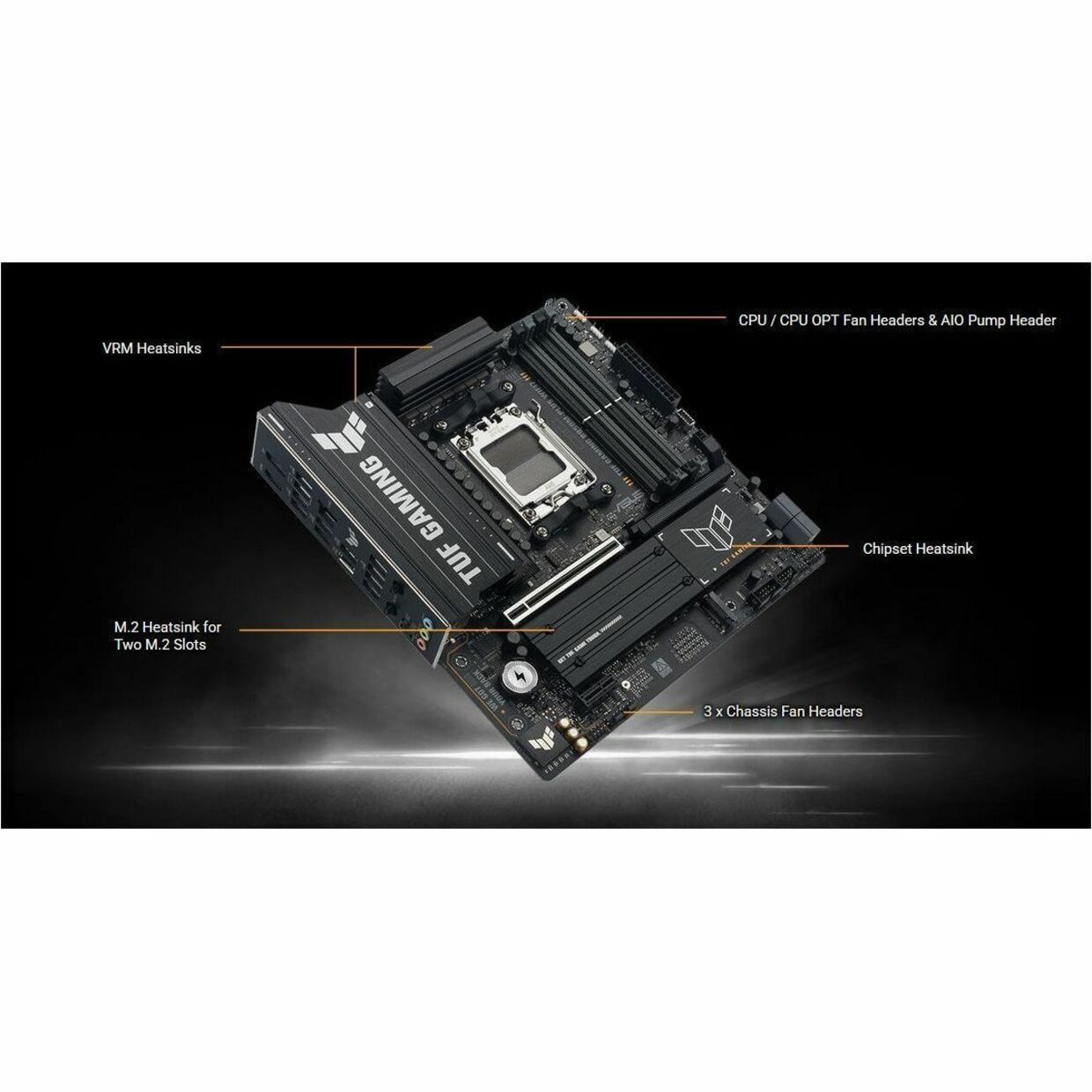 TUF GAMING B850M-PLUS WIFI7 Gaming Desktop Motherboard - AMD B850 Chipset - Socket AM5 - Micro ATX - Alternate view 17